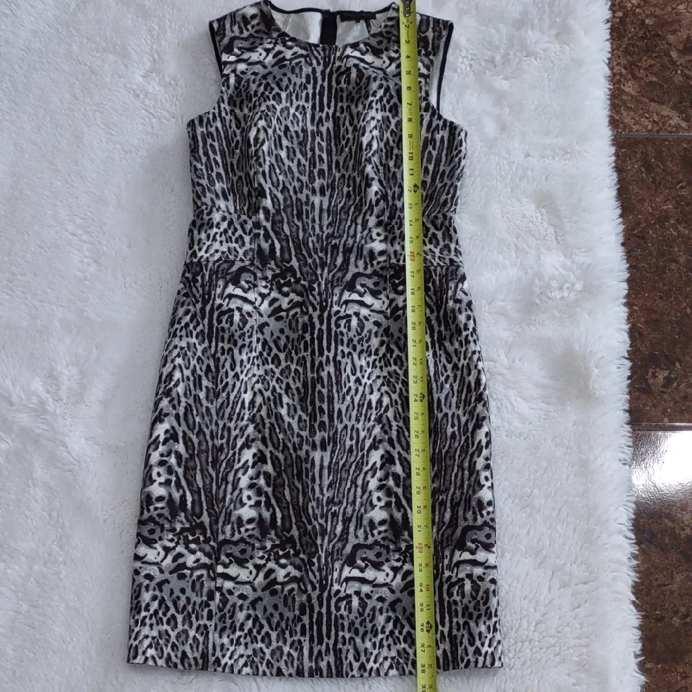DONNAKARAN New York Leopard Print Sleeveless Dress - Picture 13 of 14